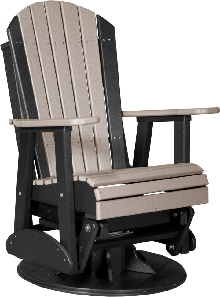 LuxCraft 2' Adirondack Swivel Glider - Ever Season Furniture