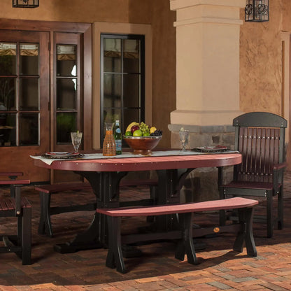 LuxCraft 4' x 6' Oval Table - Ever Season Furniture
