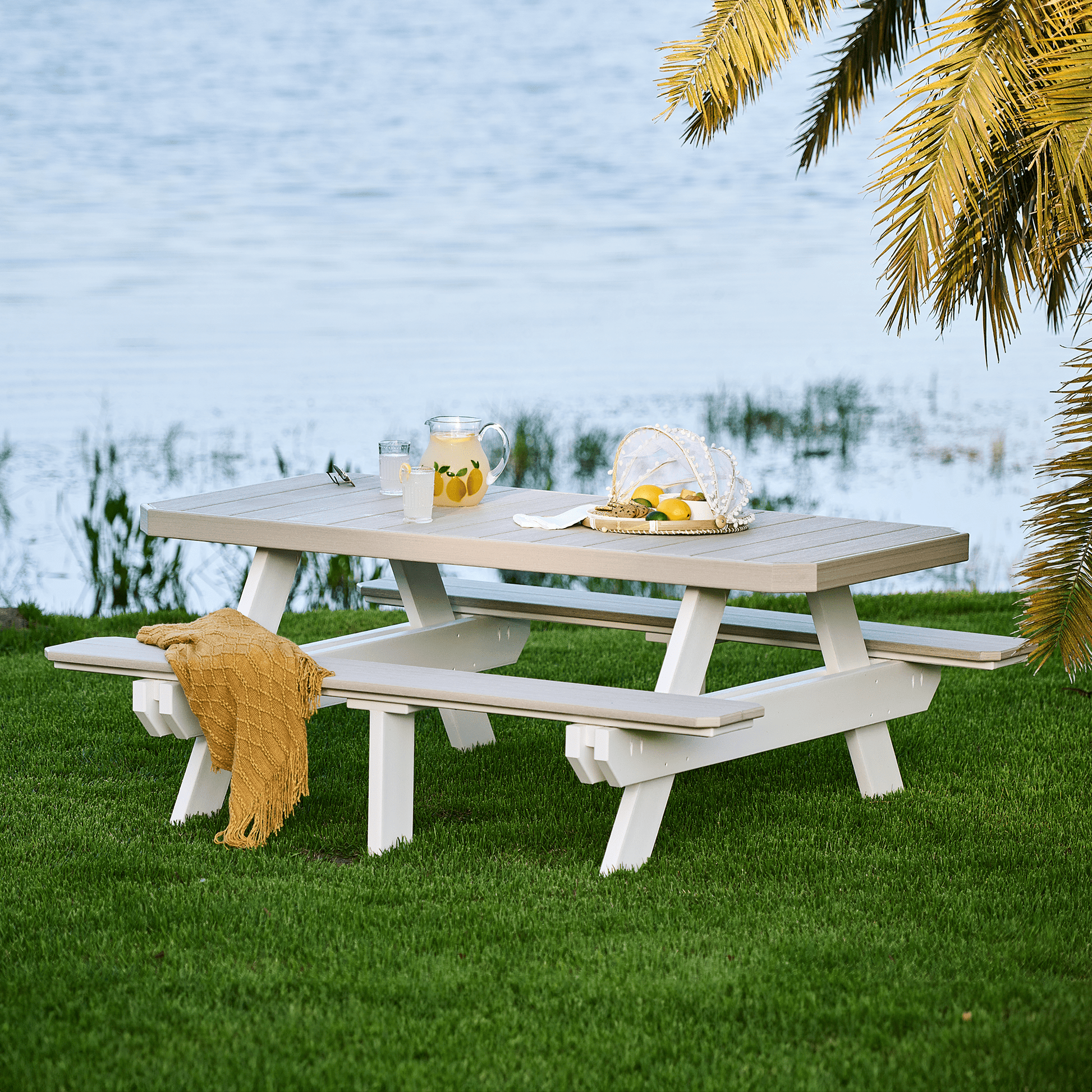 LuxCraft 6' Rectangular Picnic Table - Ever Season Furniture