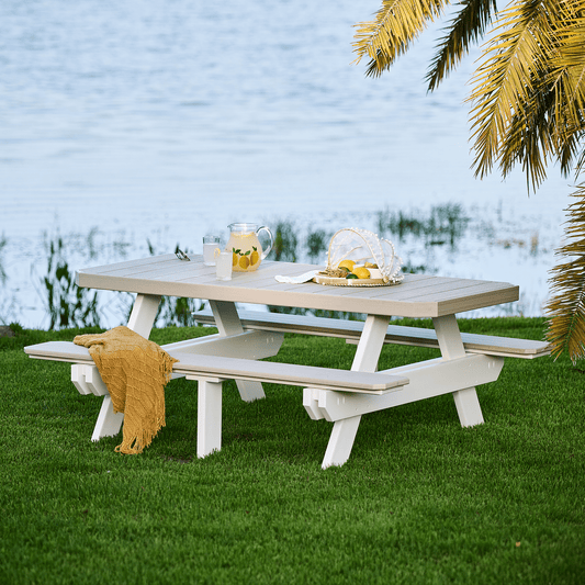 LuxCraft 6' Rectangular Picnic Table - Ever Season Furniture