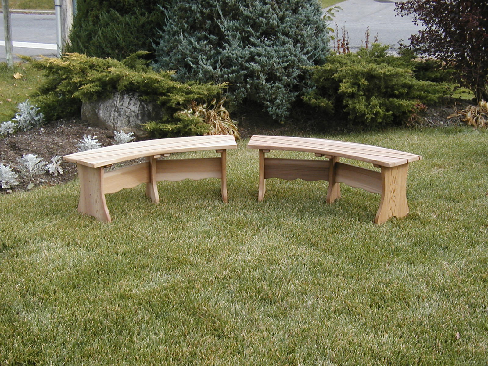 Curved Bench (Made - to - Order) - Ever Season Furniture