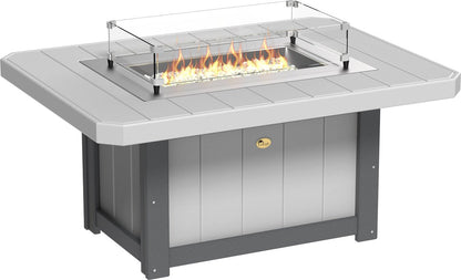 LuxCraft Lumin Fire Pit 51" Rectangular - Ever Season Furniture