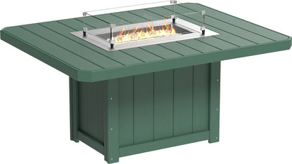 LuxCraft Lumin Fire Table 62" Rectangular - Ever Season Furniture