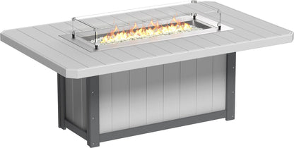 LuxCraft Lumin Fire Table 79" Rectangular - Ever Season Furniture
