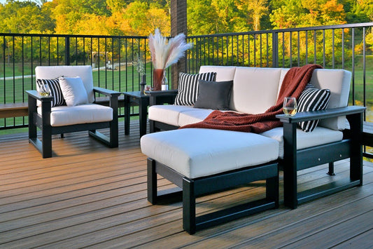 LuxCraft Lanai Deep Seating OTTOMAN - Ever Season Furniture