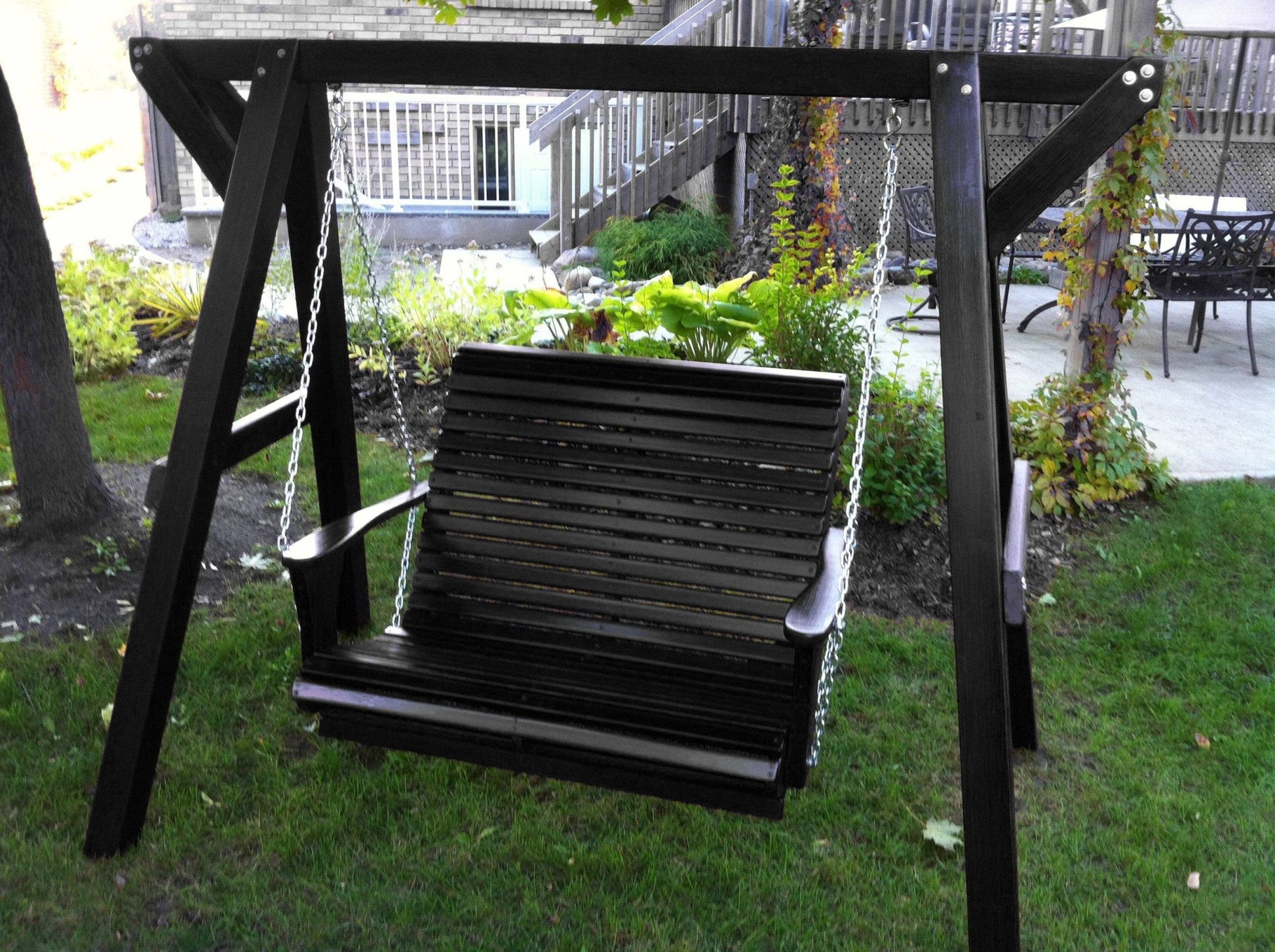 Lovers 2 - Person Bench Swing with Frame (Made - to - Order) - Ever Season Furniture