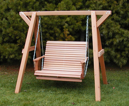 Lovers 2 - Person Bench Swing with Frame (Made - to - Order) - Ever Season Furniture