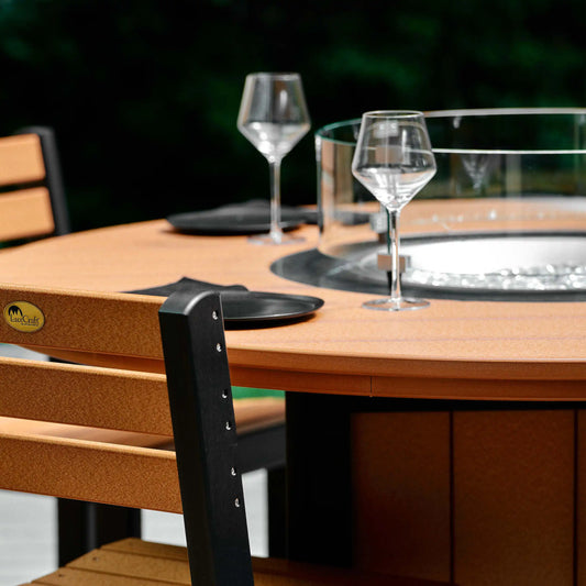 LuxCraft Lumin Fire Table 60" Round - Ever Season Furniture