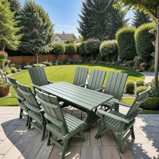 Modern Dining Set for 8 with 6' Table (Made - to - Order) - Ever Season Furniture
