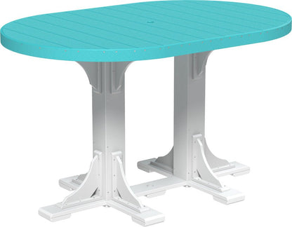 LuxCraft 4' x 6' Oval Table - Ever Season Furniture