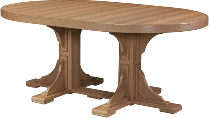 LuxCraft 4' x 6' Oval Table - Ever Season Furniture