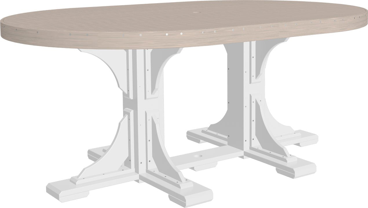 LuxCraft 4' x 6' Oval Table - Ever Season Furniture