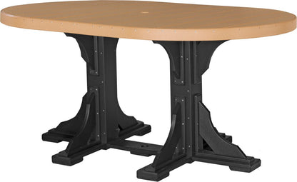 LuxCraft 4' x 6' Oval Table - Ever Season Furniture