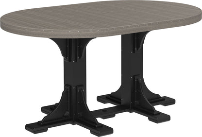 LuxCraft 4' x 6' Oval Table - Ever Season Furniture