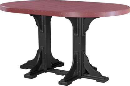 LuxCraft 4' x 6' Oval Table - Ever Season Furniture