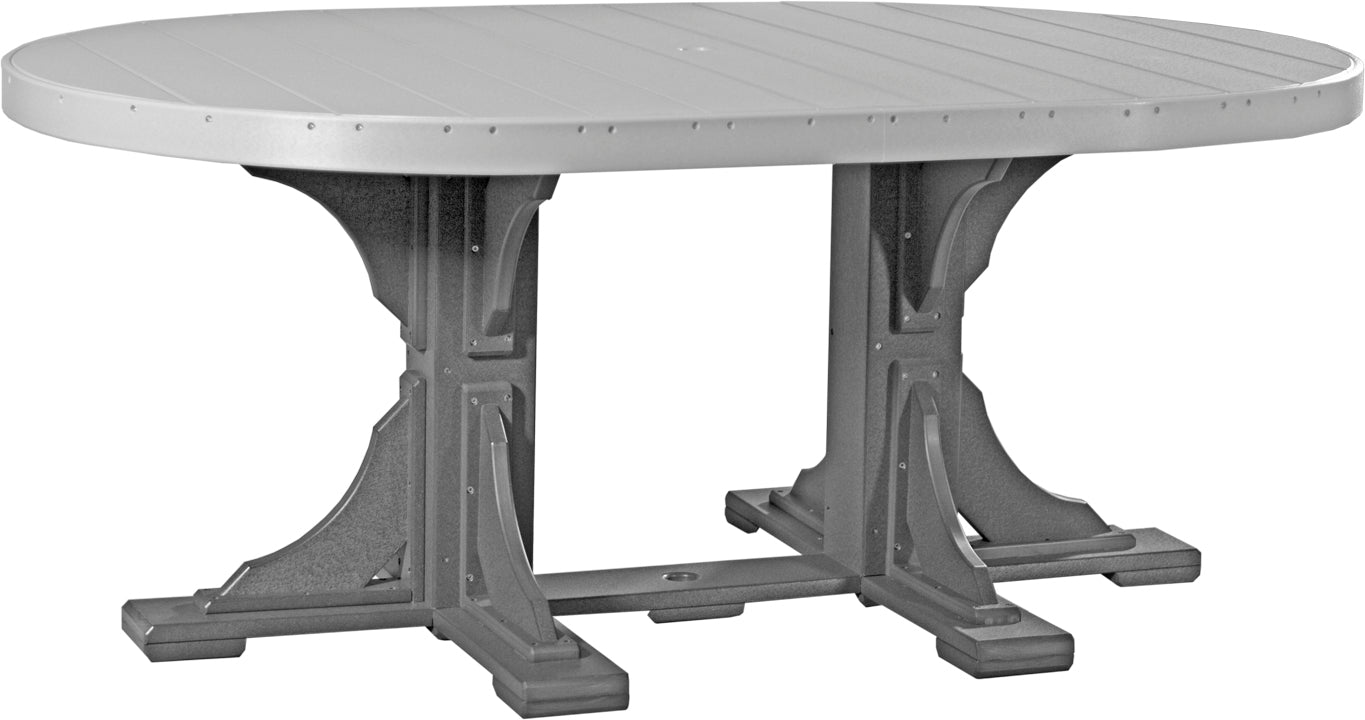 LuxCraft 4' x 6' Oval Table - Ever Season Furniture