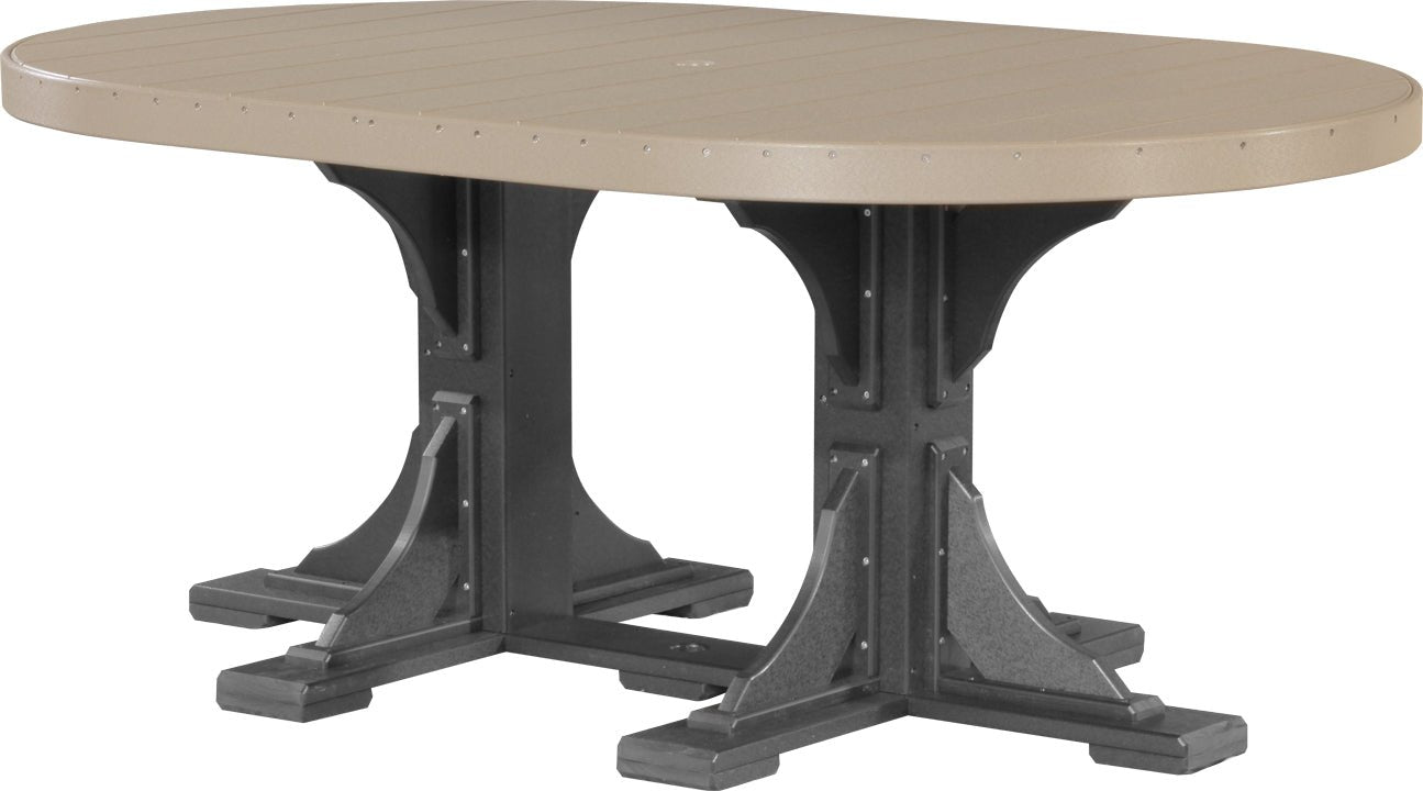 LuxCraft 4' x 6' Oval Table - Ever Season Furniture