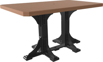 LuxCraft 4' x 6' Rectangular Table - Ever Season Furniture
