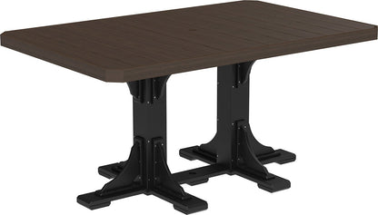 LuxCraft 4' x 6' Rectangular Table - Ever Season Furniture