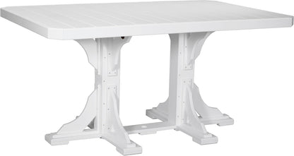 LuxCraft 4' x 6' Rectangular Table - Ever Season Furniture