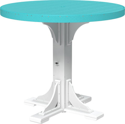 LuxCraft 4' Round Table - Ever Season Furniture