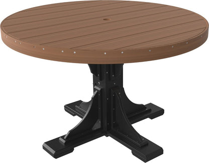 LuxCraft 4' Round Table - Ever Season Furniture