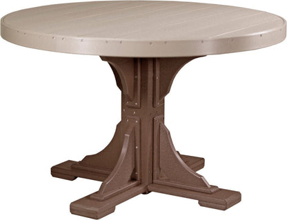 LuxCraft 4' Round Table - Ever Season Furniture