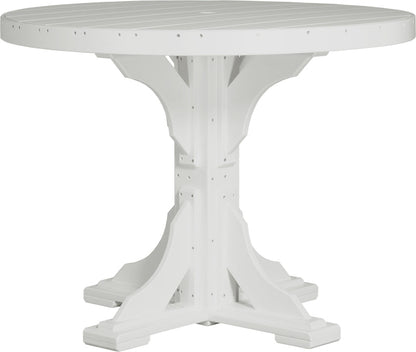LuxCraft 4' Round Table - Ever Season Furniture