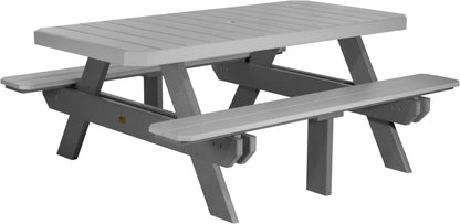 LuxCraft 6' Rectangular Picnic Table - Ever Season Furniture