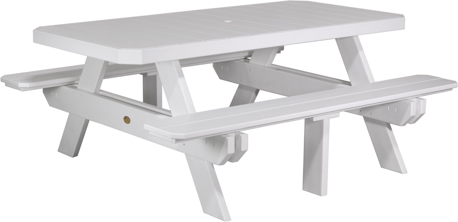 LuxCraft 6' Rectangular Picnic Table - Ever Season Furniture