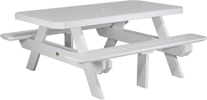 LuxCraft 6' Rectangular Picnic Table - Ever Season Furniture