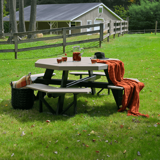 LuxCraft Octagon Picnic Table - Ever Season Furniture