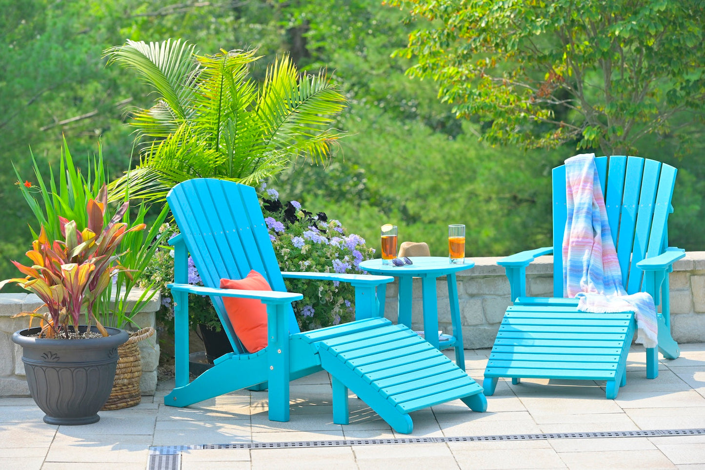 Deluxe Adirondack Footrest
