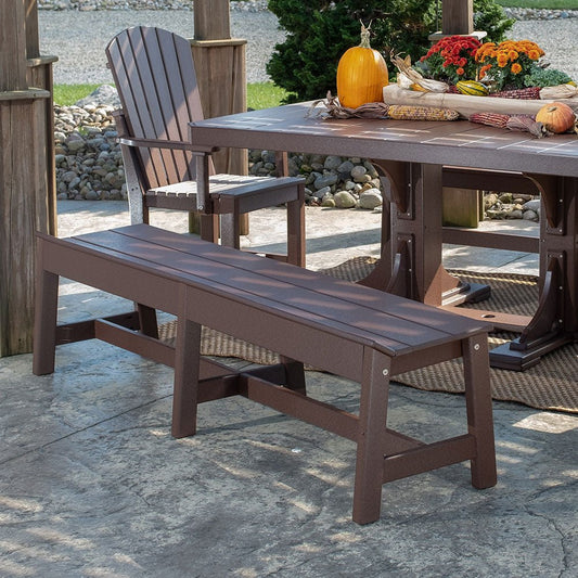 LuxCraft Café Dining Bench 72" - Ever Season Furniture
